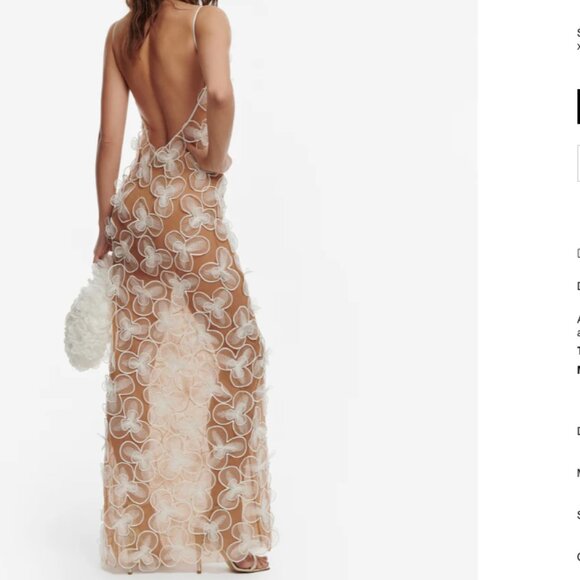 SELEZZA -Astrid Maxi Dress in White - Picture 2 of 2